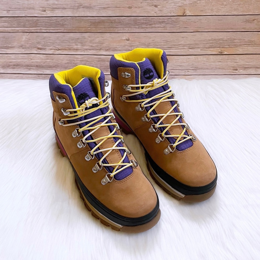 Timberland Women’s Euro Hiker Waterproof Boots In Wheat - Picture 2 of 7